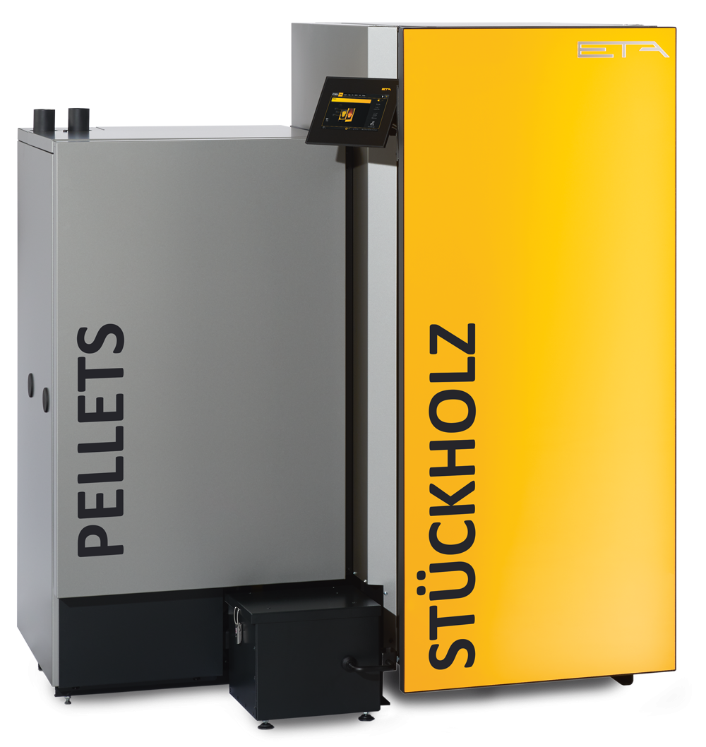Pellet Stückholz Kombikessel