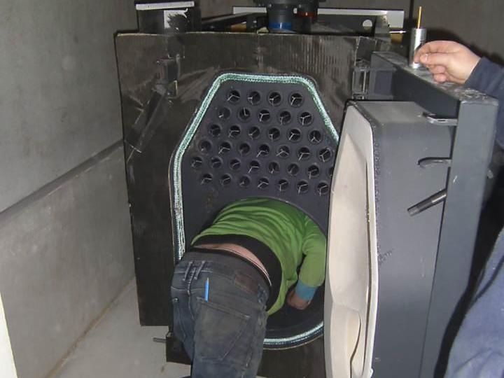 Ölkessel als Wärmeerzeuger zur Hallenbeheizung