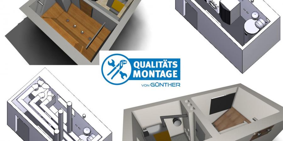 3 dimensionale Planung des Technikraumes